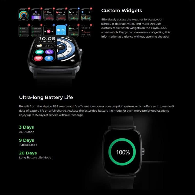 Haylou RS5 Smart Watch 1