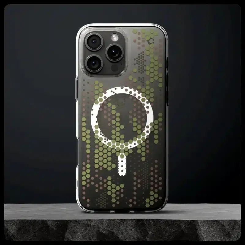 Spigen Ultra Hybrid MagFit Digital Camo Case for iPhone 16 Pro Max 1