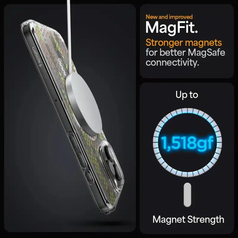 Spigen Ultra Hybrid MagFit Digital Camo Case for iPhone 16 Pro Max 2