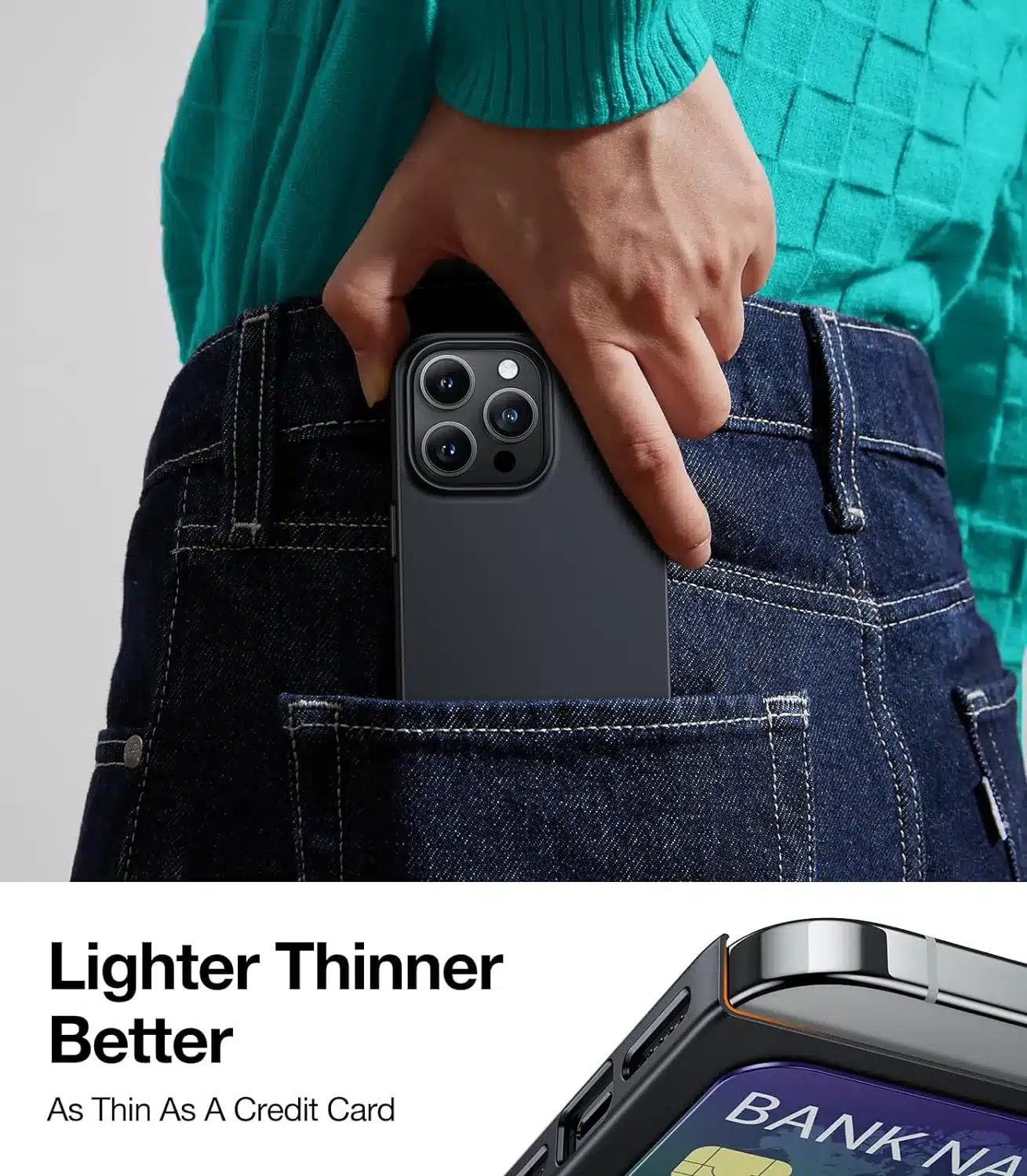 TORRAS OriginFit Non MagSafe Ultra Slim Protective Case for iPhone 15 Pro 15 Pro