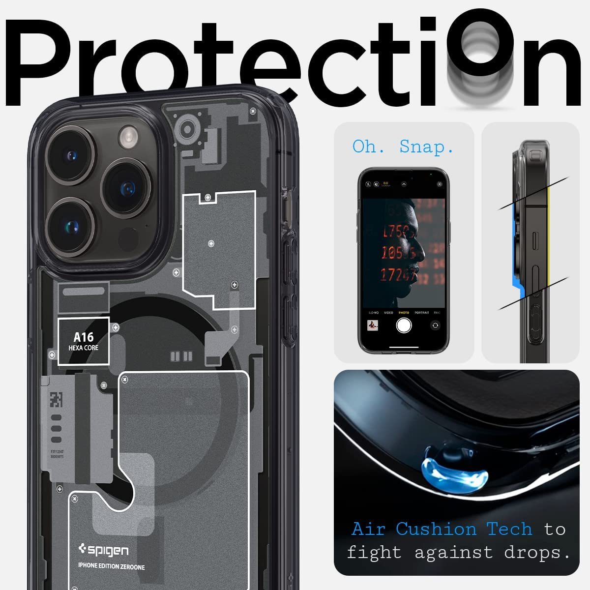 Trendy Ultra Hybrid Zero One MagFit Applicable Case for iPhone 1