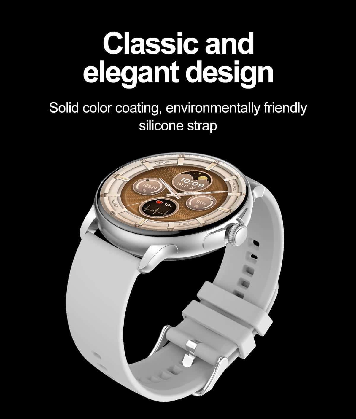 YES Active Max Smartwatch AMOLED Display 1