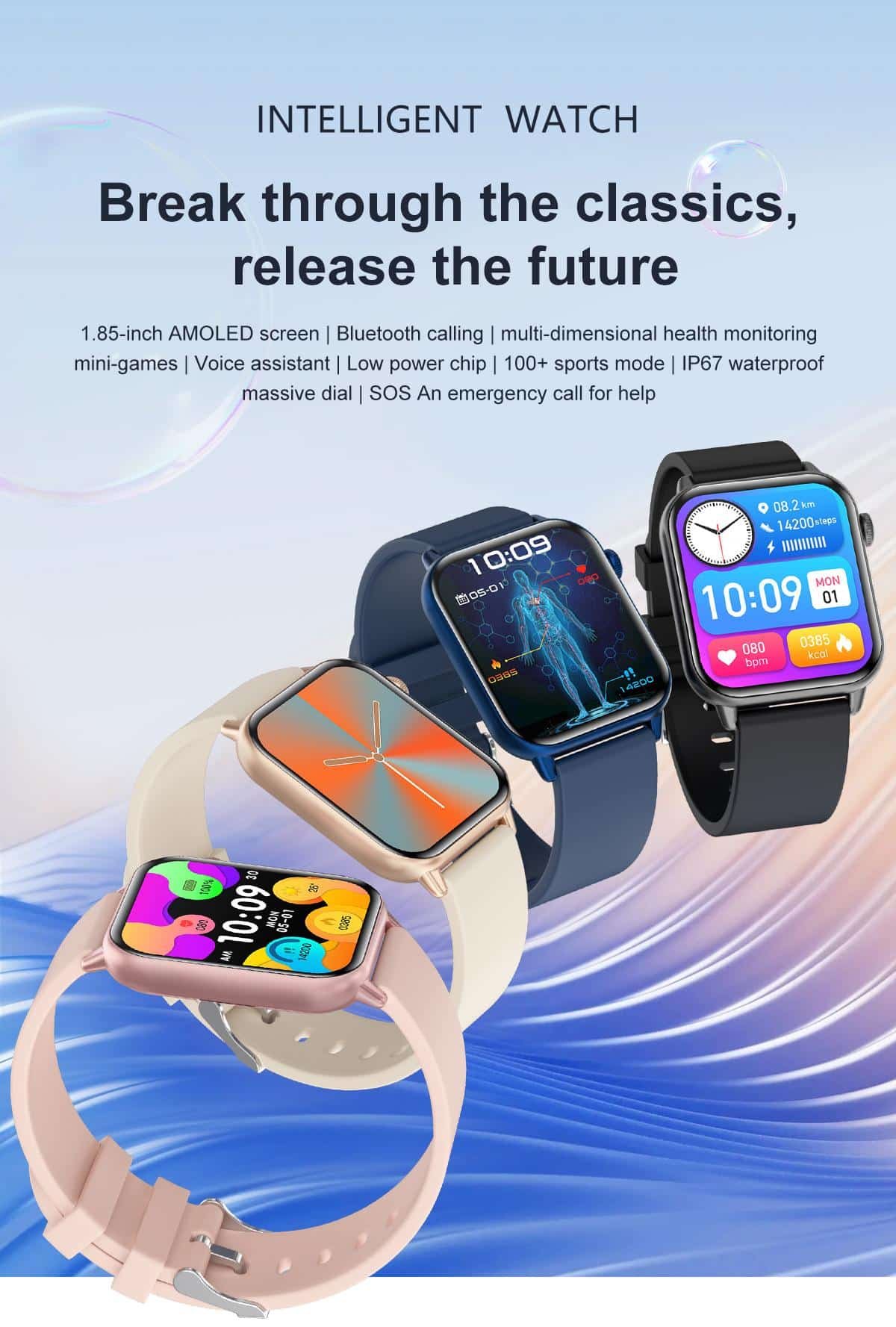 YES Peak Fit Smartwatch 7