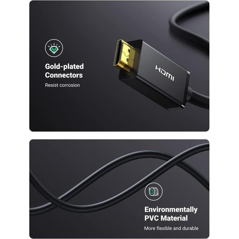 ugreen 4k display port male to hdmi male cable dp101 10238 10202 10203 10204