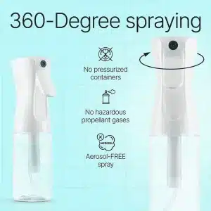 High Pressure 300ml Mist Spray Water Bottle 1