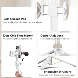 Ulanzi TT88 Mode MagSafe 4 in 1 Extendable Magnetic Overhead Selfie Stick Tripod 1