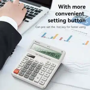 Yesido EC10 Dual Power Source LCD Display Desk Calculator