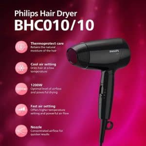 Philips BHC010 Essential CareDry Care Hair Dryer for Women