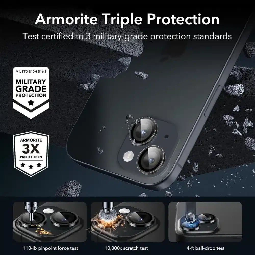 ESR Camera Lens Protector for iPhone 15 Pro 15 Pro Max 2