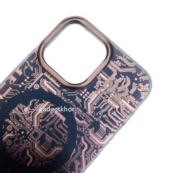 Technology Circuit Board Design Frosted Anti-fall Protective Case For iPhone