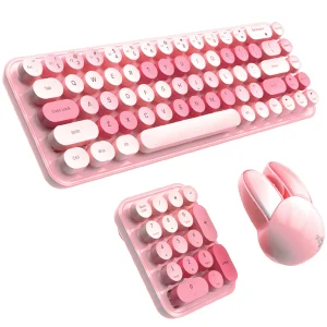 COTECI SINGLE MODE WIRELESS KEYBOARD NUMBER PAD MOUSE SET Single mode wireless 2 1