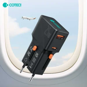 Coteci 2in1 Mini Travel Charger 25W Type C Usb A Adapter 1
