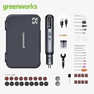 Greenworks 8V Rotary Tool Kit with 52 Accessories 1