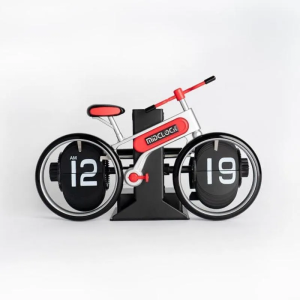 MidClock HY F117 Bicycle Inspired Retro Vintage Flip Desk Clock 2
