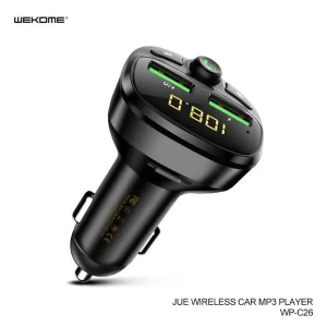 WEKOME JUE WIRELESS WP C26 CAR MP3 PLAYER And Car Charger 1