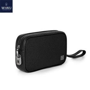 WiWU Master Genuine Leather Fingerprint Lock Pouch 1