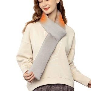 Jisulife NW04 Heating Scarf Suede Fabric 1