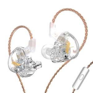 KZ EDX Transparent Crystal Clear In Ear Earphones 2