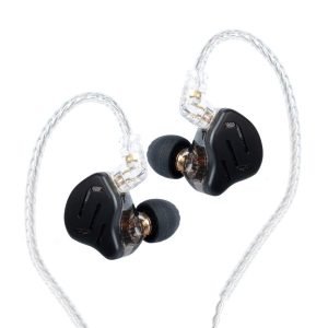 KZ ZAX 1DD7BA Hybrid Driver HiFi in Ear Earphones – Black 3
