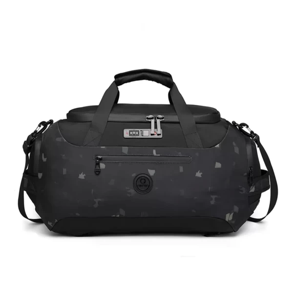 OZUKO 9651 Weekender Travel Duffle Bag Multi-functional Bag with Shoe Compartment (3) OZUKO 9651 Weekender Travel Duffle Bag Multi functional Bag with Shoe Compartment 3