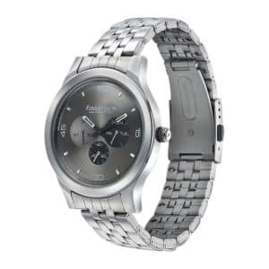 Fastrack Dial It Up Quartz Multifunction Grey Dial Stainless Steel Strap Watch for Guys 3252SM01 3