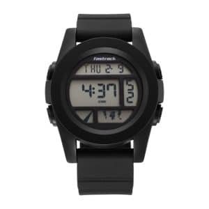 Fastrack StreetStyle Digital Black Dial Black Silicone Strap Watch For Guys 38120PP01 3