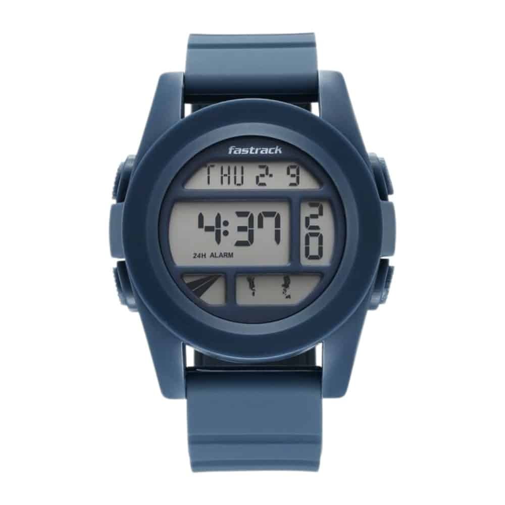 Fastrack StreetStyle Digital Blue Dial Blue Silicone Strap Watch For Guys 38120PP03 (1) Fastrack StreetStyle Digital Blue Dial Blue Silicone Strap Watch For Guys 38120PP03 1