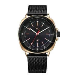 Fastrack Vyb Pioneer Quartz Analog Black Dial Black Metal Strap Watch For Guys FV30014KM01W 2