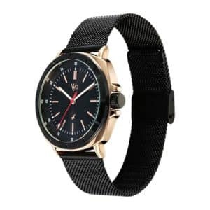 Fastrack Vyb Pioneer Quartz Analog Black Dial Black Metal Strap Watch For Guys FV30014KM01W 4