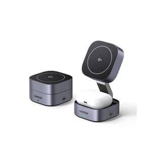 Ugreen W702 2 in 1 Magnetic 15W Foldable Fast Charging Station 1
