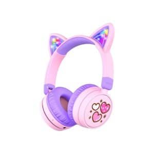 iClever BTH21 Meow Cookies Bluetooth Headphone 7