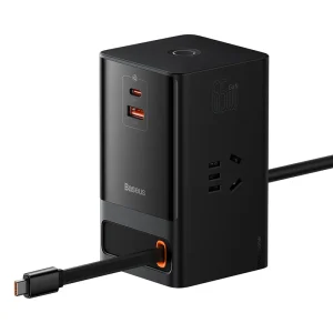 Baseus Power Combo Digital 65W Power Strip with Retractable Cable 1