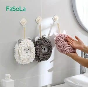 FaSoLa Hand Ball Towel Kitchen Lint free Absorbed Hand Towel 1