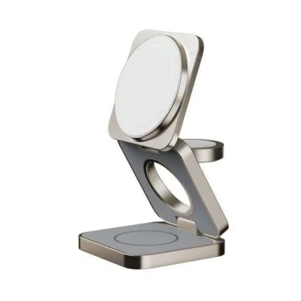 Q2.Mag 3-in-1 Foldable Qi2 15W Magnetic Wireless Charging Stand