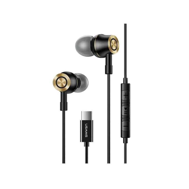 USAMS US-SJ482 EP-43 Type-C In-ear Metal Earphone (1) USAMS US SJ482 EP 43 Type C In ear Metal Earphone 1