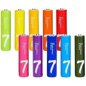 Xiaomi ZMI Zi7 Alkaline Battery AAA LR03 1.5V Rainbow 10pcs Pack 1