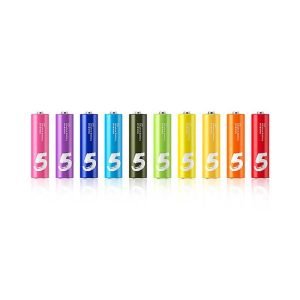 Xiaomi Zmi ZI5 Rainbow AAAAA Alkaline Battery Set 10 Pcs 3