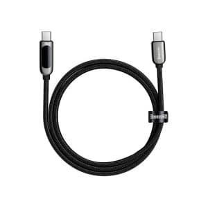 BASEUS CATSK C06 Display Fast Charging Data Cable Type C to Type C 100W 2m 2