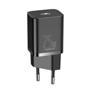 Baseus 25w Charger Adapter Super Si 1C fast wall charger black EU CCSP020101 2