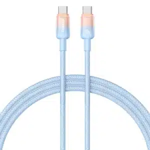Baseus Cable 100W Type c to Type c Discolor Series Fast Charging Data Cable 1M Blue P10374902311 00 2