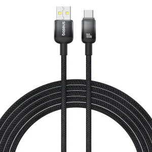 Baseus Cable 100W Usb to Type c Discolor Series Fast Charging Data Cable Black 2M P10374903111 01 1