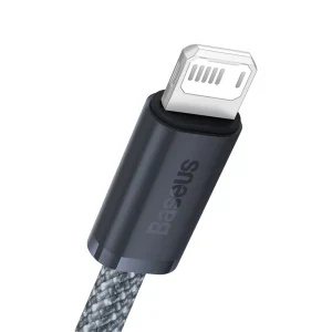 Baseus Cable Dynamic Series Fast Charging Data USB to Lightning For Iphone 5 6 7 8 X Xr X Xs Max 11 12 13 14 2.4A 2m Slate Gray CALD000516 2