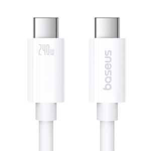 Baseus Cable Thunderbolt 4 Superior Series 2 USB4 8K 40gbps Full Function Fast Charging Cable Type C to Type C 240W 1m Moon White P10365200211 02 1