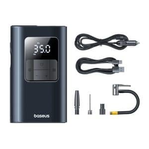 Baseus Car Tire Inflator Pumper VA1 Dual Power Wired Wireless With Flashlight 6000 mAh Power Bank 2