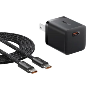 Baseus Charger GaN5 25W mini For Samsung S24 S23 S21 S20 Google Pixel Iphone 15 Series With Type c Cable US P1011090B113 01 2