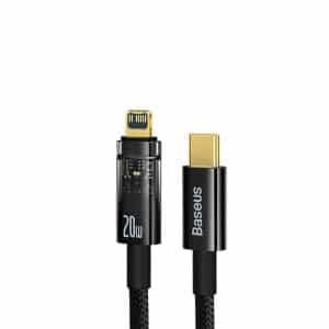 Baseus Explorer Series 20W Type C to Lightning Auto Power Off Fast Charging Data PD Cable 2