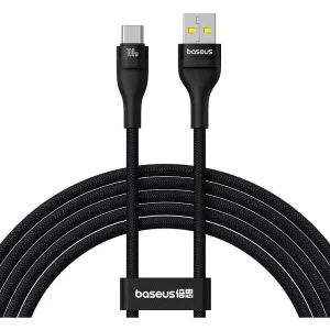 Baseus Flash 2 USB To Type C Cable For Iphone Samsung Pixel Oneplus Huawei 2M 1