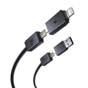 Baseus Versatile Two for Two Fast Charging Cable UC to CL 60W 0.6m Cosmic 1