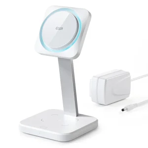 ESR HaloLock 2 in 1 Wireless Charger with CryoBoost™ for iPhone 1615141312 Series EU Plug 5