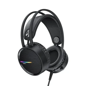 HOCO W100 Portable Wired Gaming Headphone Over ear Headset with Mic 2